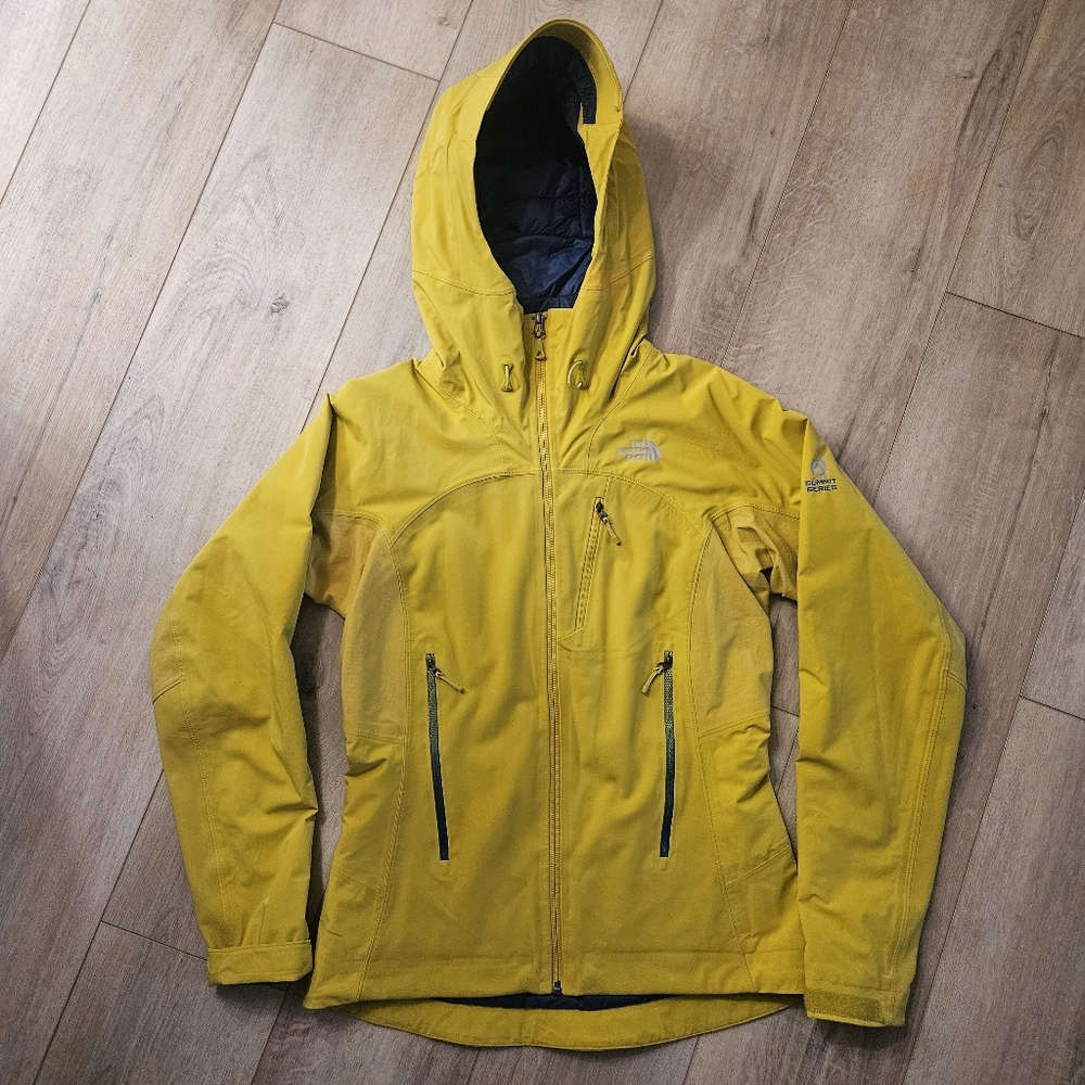The North Face Summit Series Water Repellent Yellow Coat Women's Small